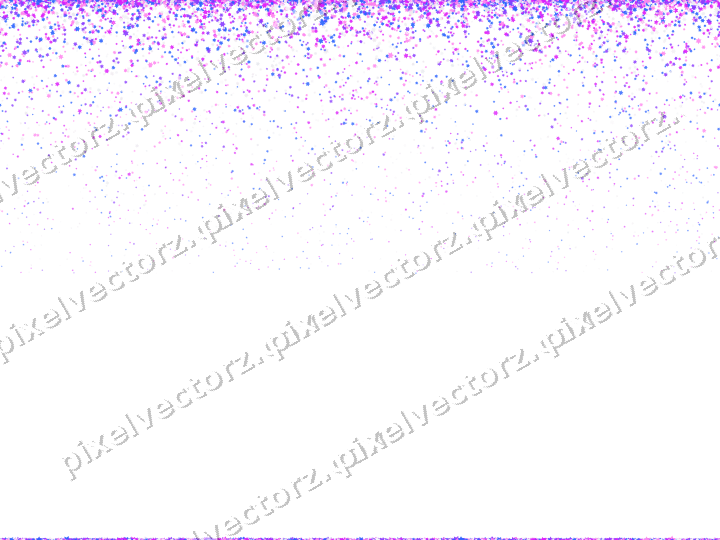 Nahtloser Glitzerregen aus Sternen in Violett auf transparentem Grund