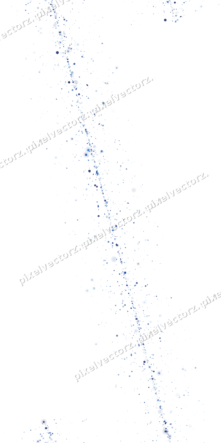 Nahtloses Glitzerband aus Sternen und Tropfen auf transparentem Grund