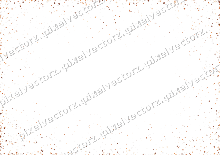 Nahtlose Glitzervignette aus Sternen auf transparentem Grund