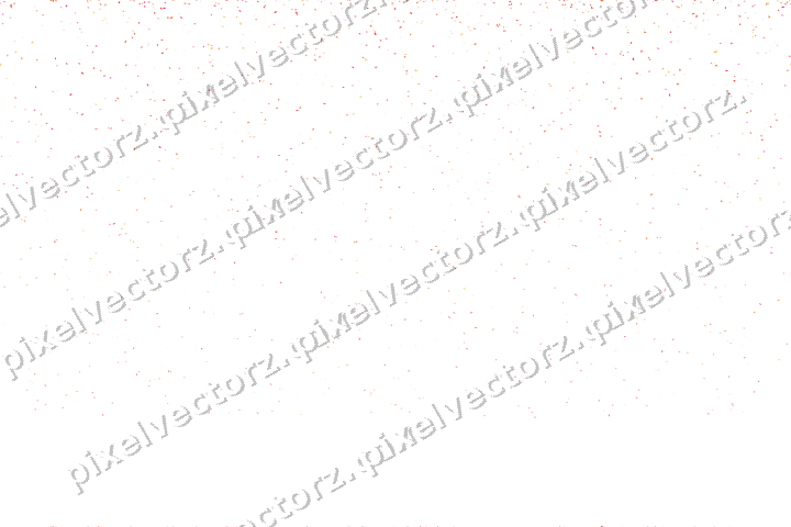Nahtloser Glitzerregen in Rot und Orange auf transparentem Grund