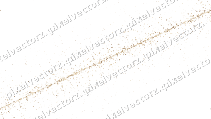 Nahtloses Glitzerband in Bernstein auf transparentem Grund