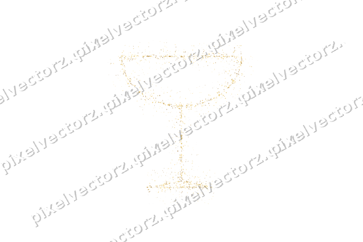 Nahtlose Glitzer-Sektschale auf transparentem Grund