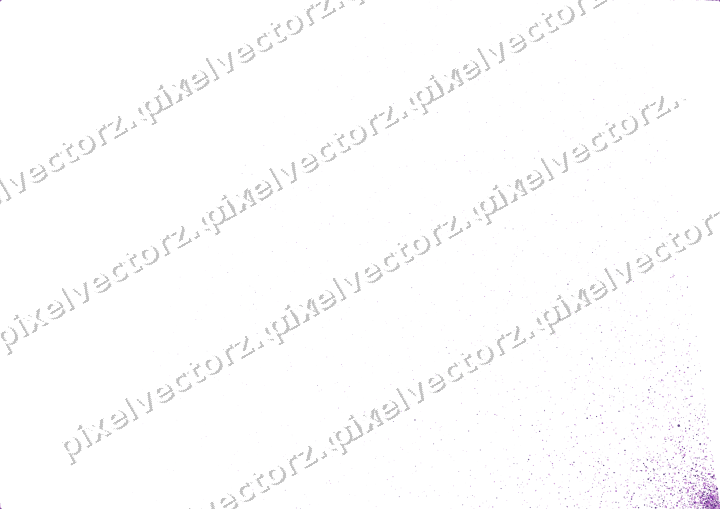 Nahtloser Glitzerfächer in Violett auf transparentem Grund