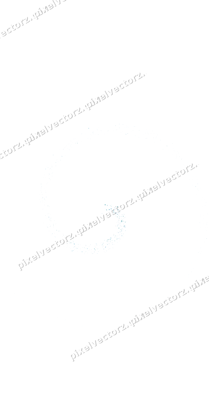 Nahtlose Glitzerspirale in Türkis auf transparentem Grund