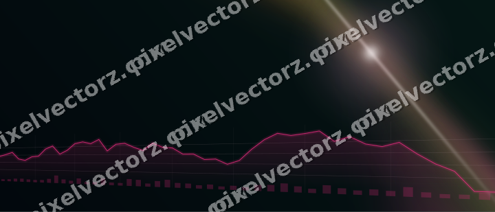 Leuchtender Neon Diagramm Hintergrund in Rosa und Orange