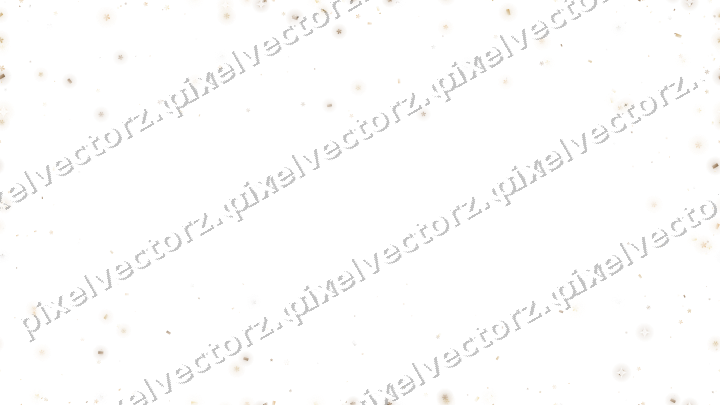 Nahtlose Glitzervignette in Bernstein auf transparentem Grund