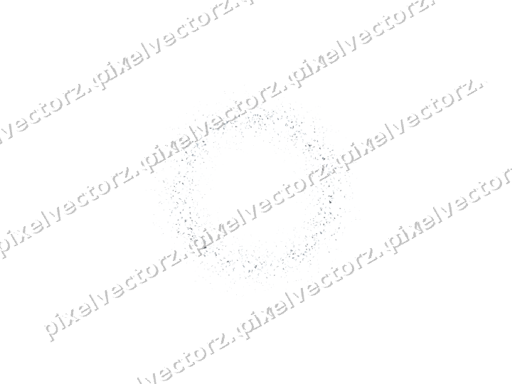 Nahtloser Glitzerkranz in Blassblau auf transparentem Grund