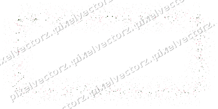 Nahtloser Glitzerrahmen in Rosa auf transparentem Grund