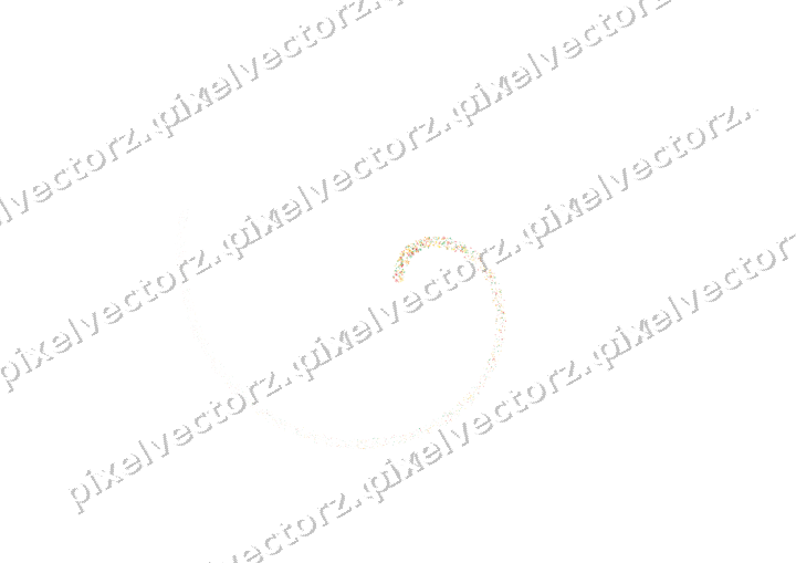 Nahtlose Glitzerspirale in Rot und Orange auf transparentem Grund
