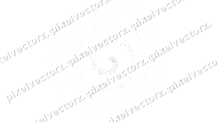 Nahtlose Glitzerspirale aus Blüten auf transparentem Grund