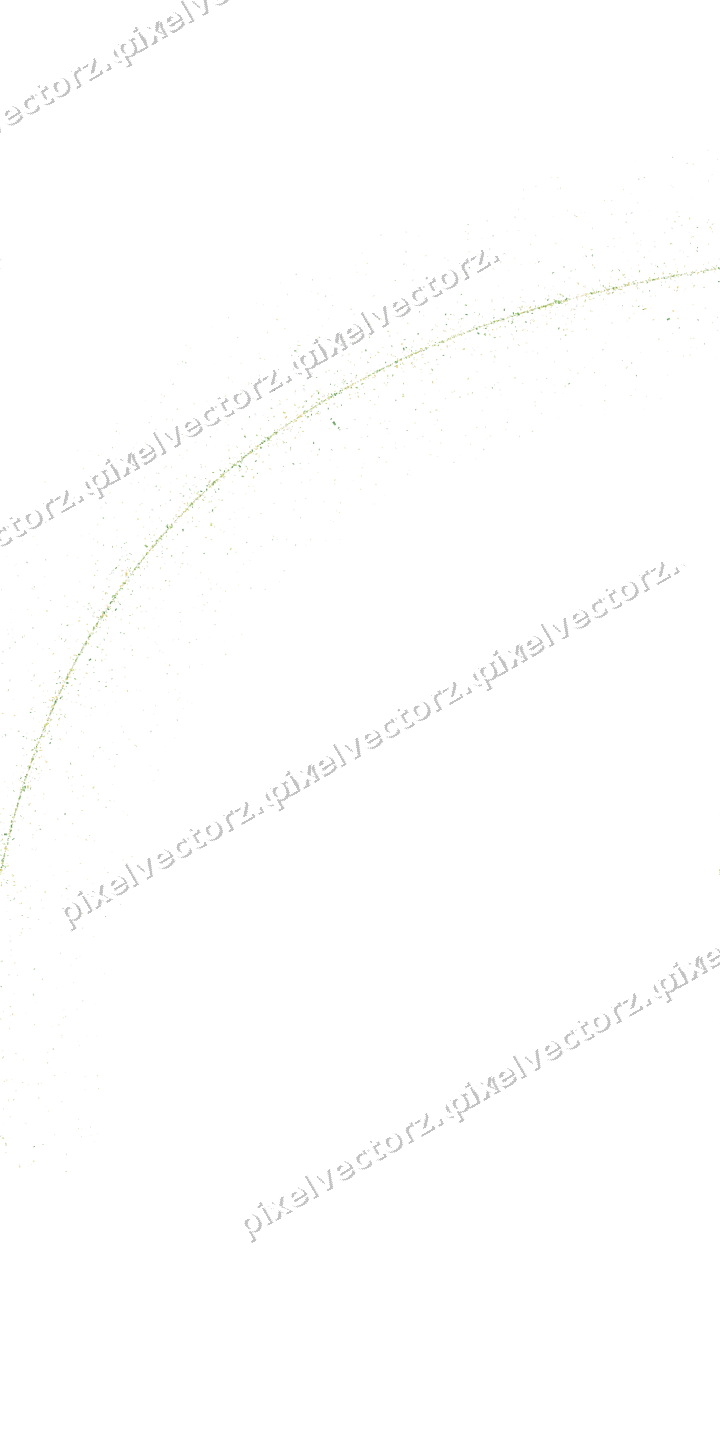 Nahtloser Glitzerbogen in Limette und Gelb auf transparentem Grund