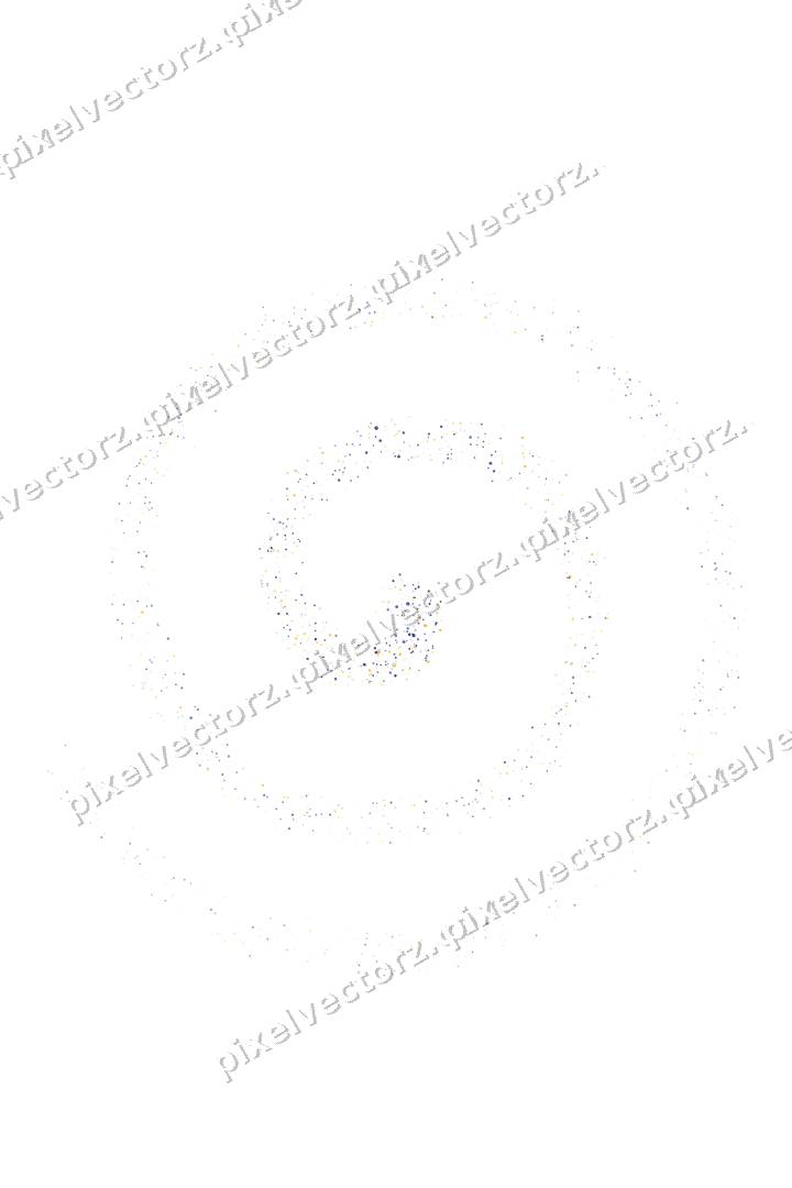 Nahtlose Glitzerspirale in Dunkelblau auf transparentem Grund