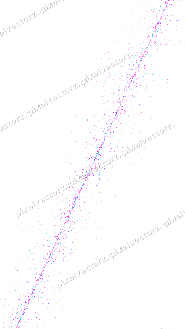 Nahtloses Glitzerband aus Punkten in Magenta auf transparentem Grund