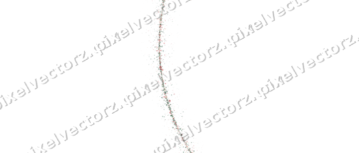 Nahtloser Glitzerbogen aus Blüten und Ringen auf transparentem Grund