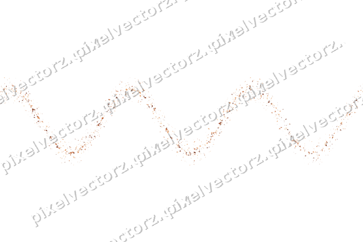 Nahtlose Glitzerwelle auf transparentem Grund