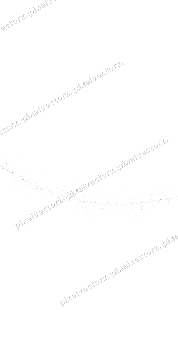 Nahtloser Glitzerbogen aus Funken in Magenta auf transparentem Grund