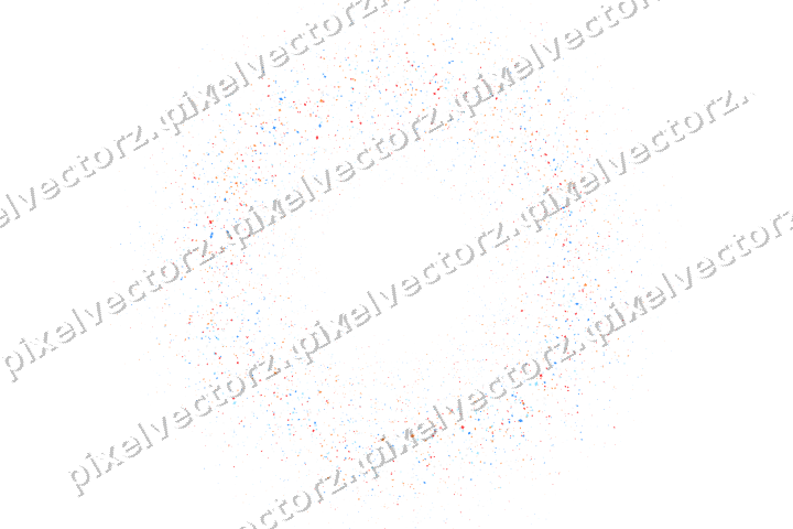 Nahtloser Glitzerkranz aus Funken und Rauten auf transparentem Grund