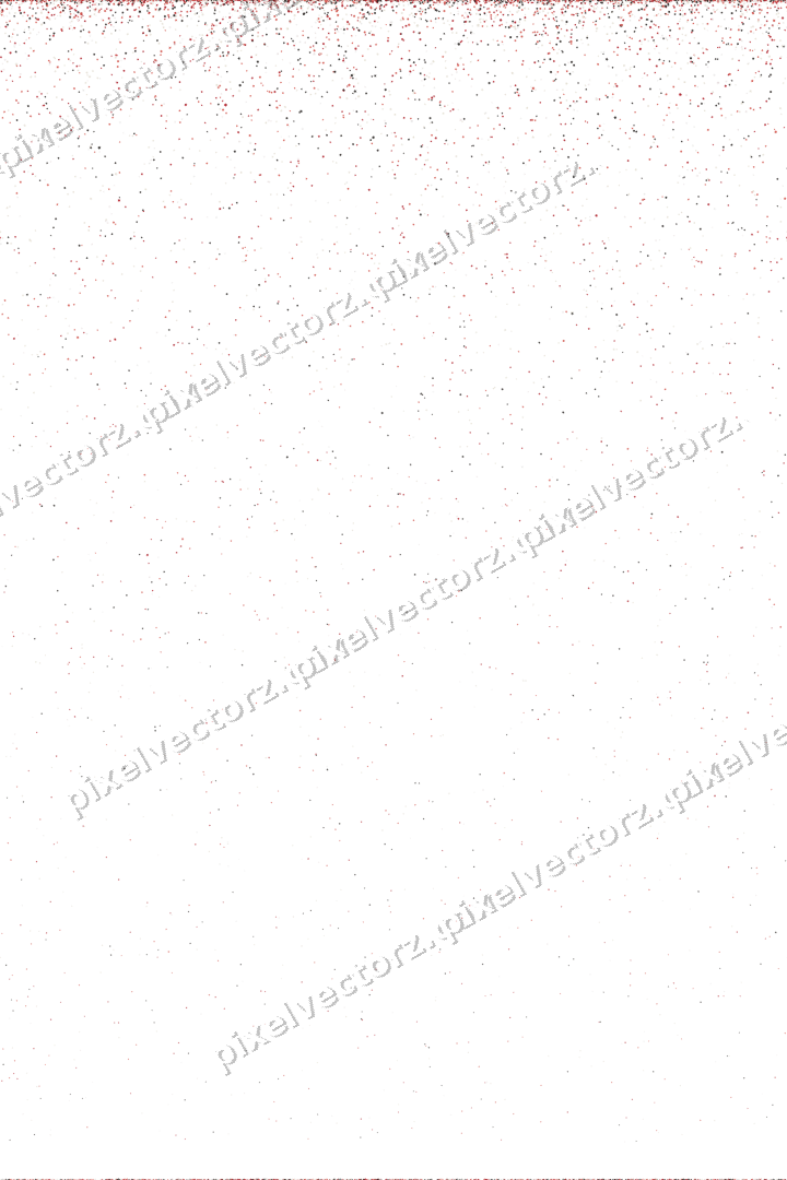 Nahtloser Glitzerregen aus Sternen in Rot auf transparentem Grund