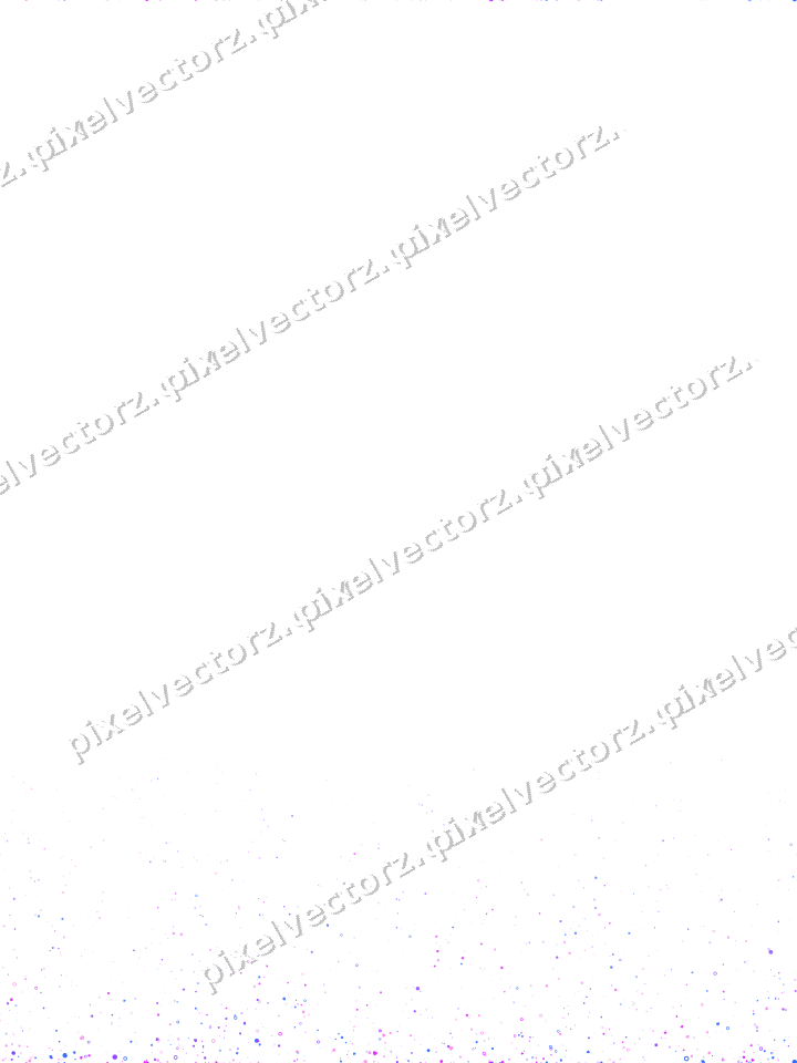 Nahtloser Glitzeraufstieg in Violett und Blau auf transparentem Grund