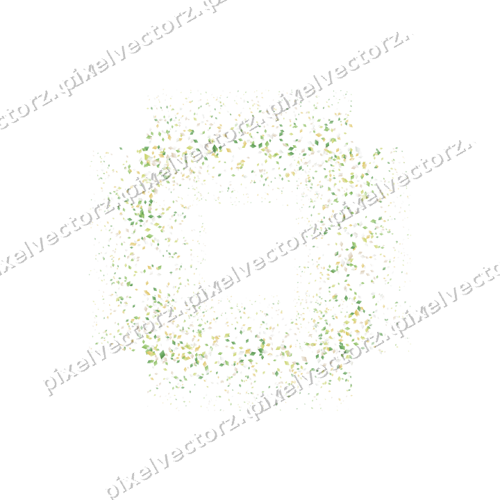 Nahtloser Glitzerrahmen aus Rauten in Limette auf transparentem Grund