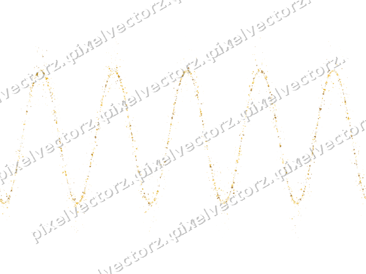 Nahtlose Glitzerwelle auf transparentem Grund