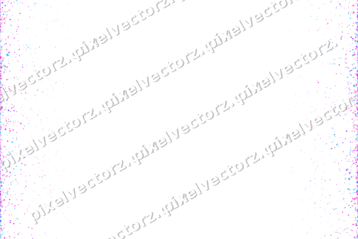 Nahtloser Randglitzer in Magenta und Violett auf transparentem Grund