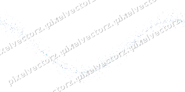 Nahtlose Glitzerwelle aus Herzen in Blau auf transparentem Grund
