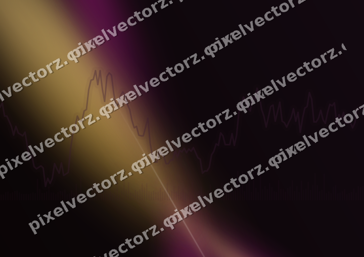 Leuchtender Neon Diagramm Hintergrund in Magenta und Bernstein