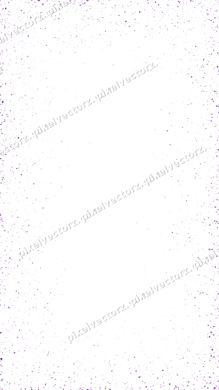 Nahtlose Glitzervignette in Violett auf transparentem Grund