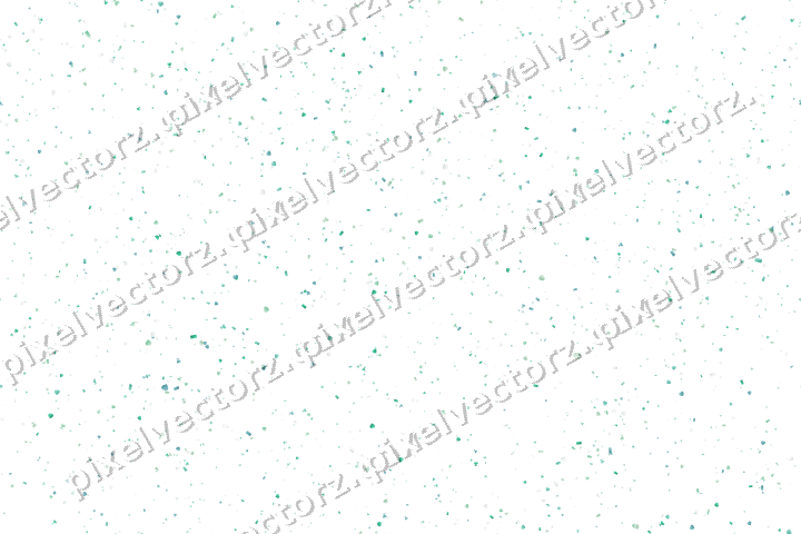 Nahtlose Glitzerstreuung in Grün und Petrol auf transparentem Grund