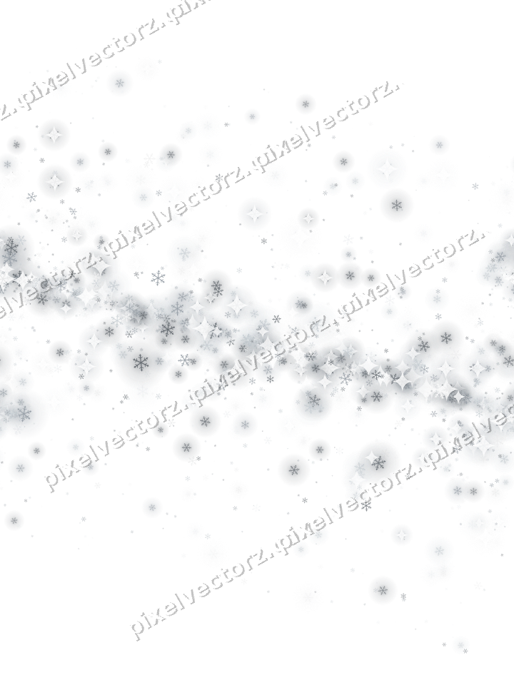 Nahtloses Glitzerband aus Schneeflocken auf transparentem Grund