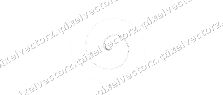 Nahtlose Glitzerspirale aus Sternen und Rauten auf transparentem Grund