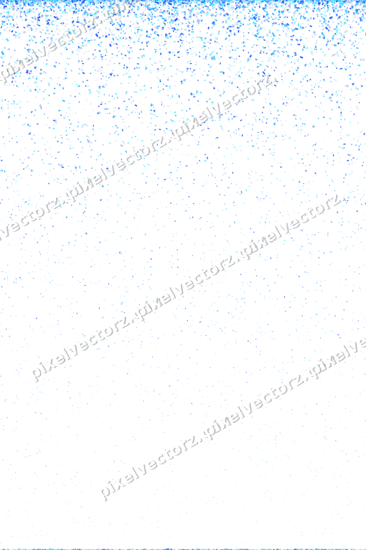 Nahtloser Glitzerregen in Türkis und Blau auf transparentem Grund