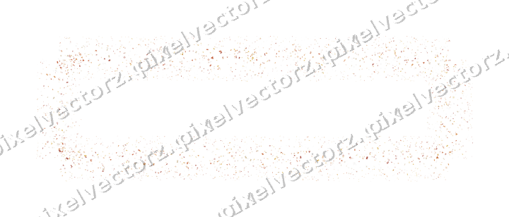 Nahtloser Glitzerrahmen in Orange auf transparentem Grund