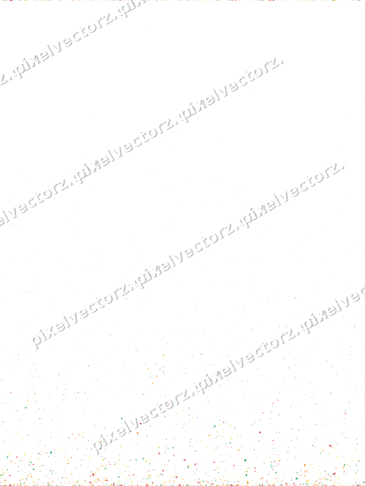 Nahtloser Glitzeraufstieg in Rot und Orange auf transparentem Grund