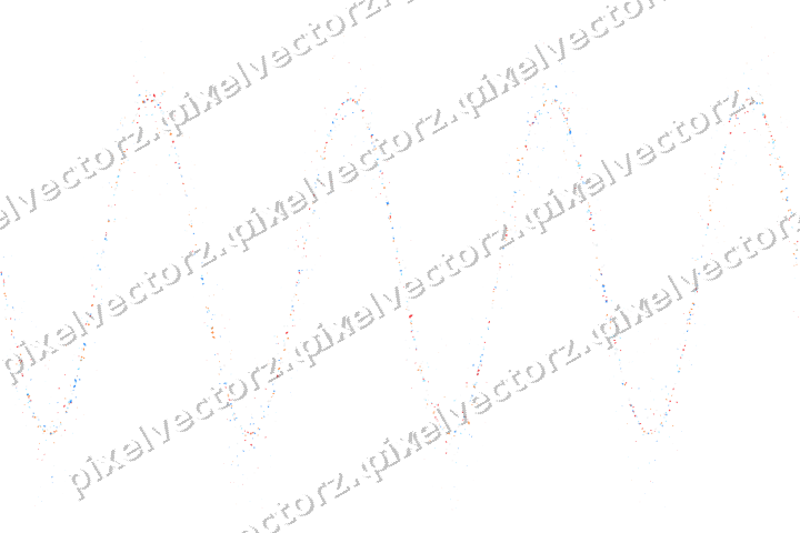 Nahtlose Glitzerwelle aus Funken und Tropfen auf transparentem Grund