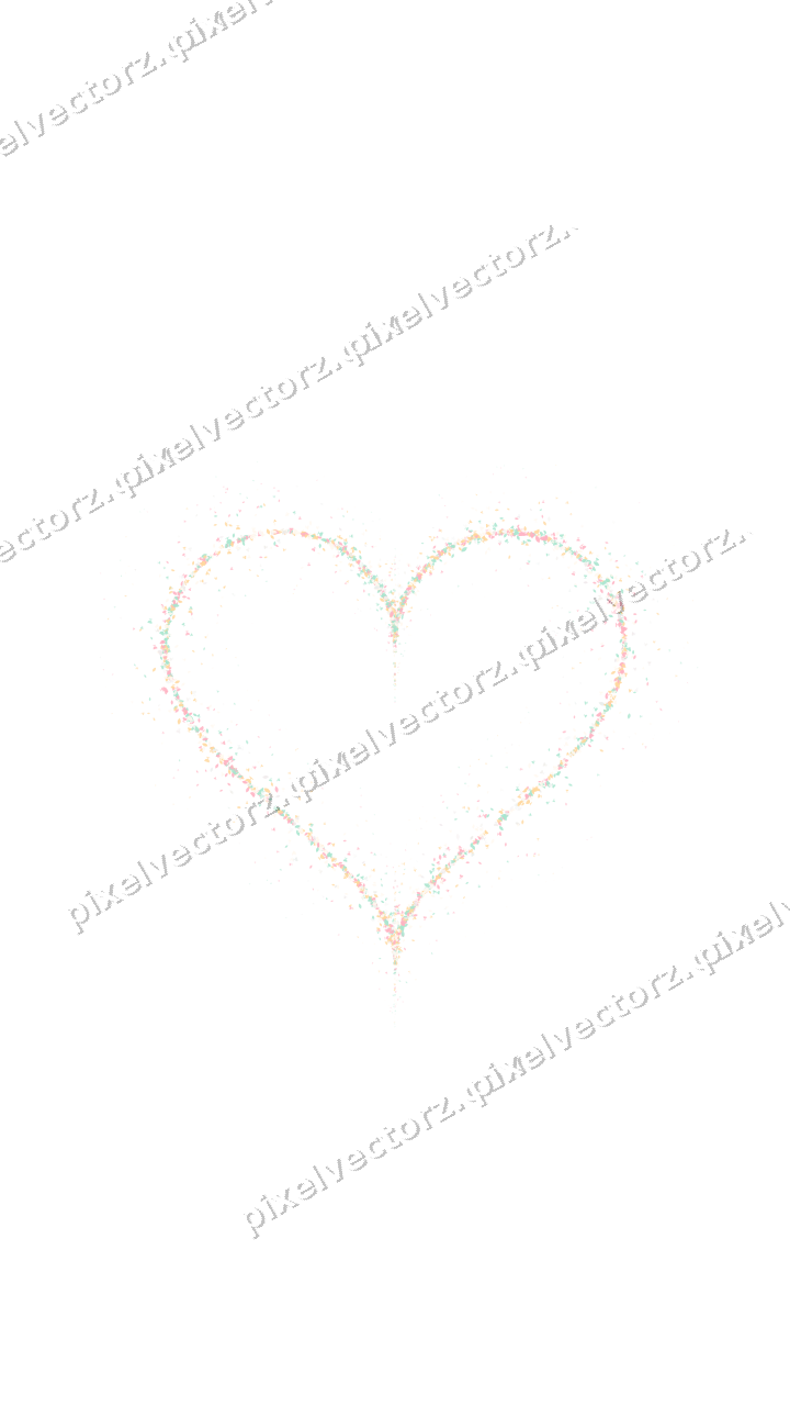Nahtloses Glitzerherz in Blassrosa auf transparentem Grund