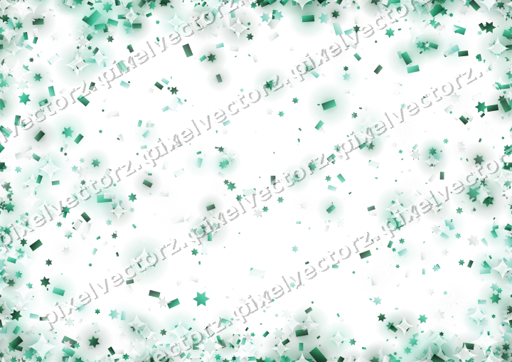 Nahtlose Glitzervignette auf transparentem Grund