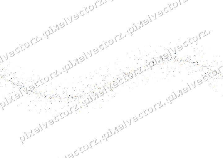 Nahtlose Glitzerwelle aus Punkten auf transparentem Grund