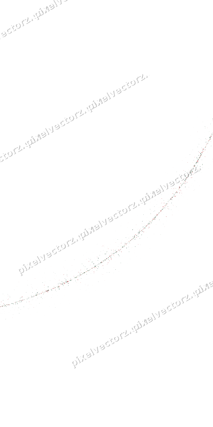 Nahtloser Glitzerbogen aus Funken und Tropfen auf transparentem Grund