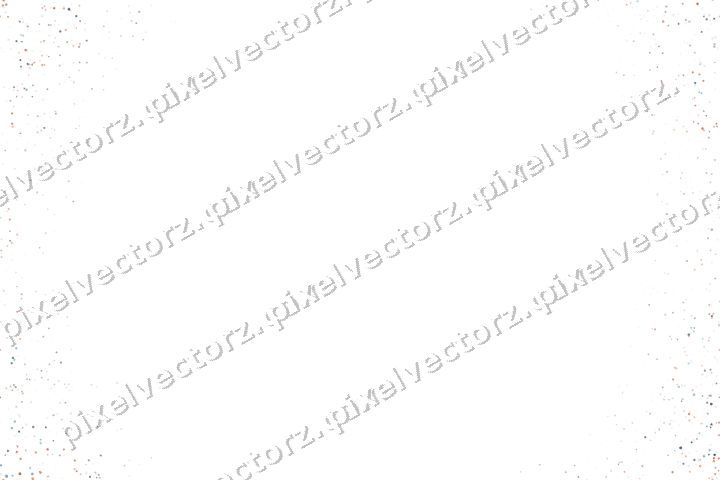 Nahtloser Glitzerkranz in Orange und Türkis auf transparentem Grund