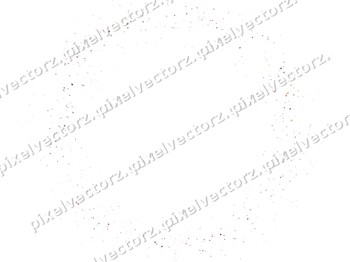 Nahtloser Glitzerkranz aus Herzen und Blüten auf transparentem Grund