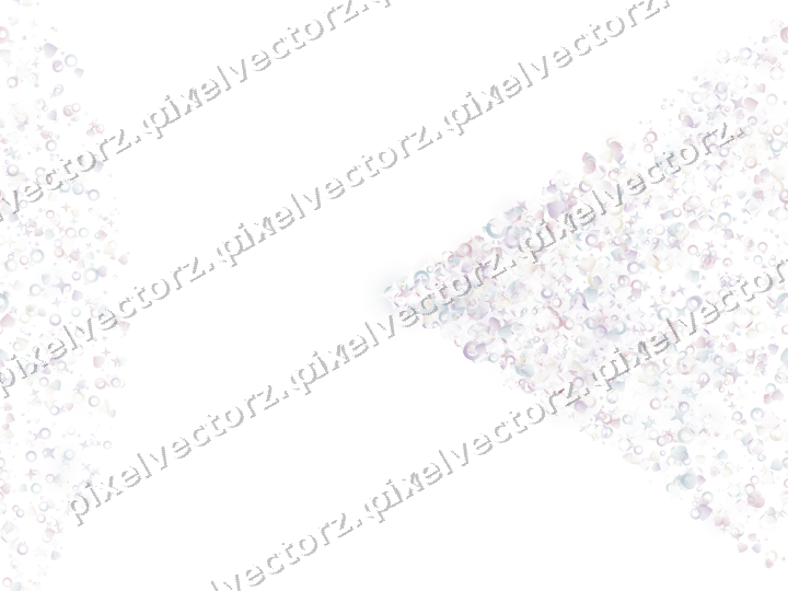 Nahtloser Glitzerfächer aus Sternen und Herzen auf transparentem Grund