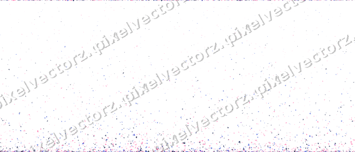 Nahtloser Glitzeraufstieg in Rosa und Blau auf transparentem Grund