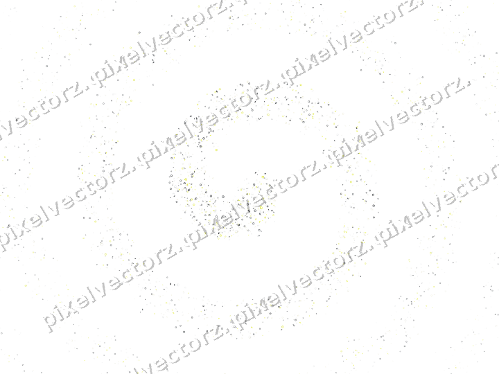 Nahtlose Glitzerspirale aus Tropfen und Ringen auf transparentem Grund