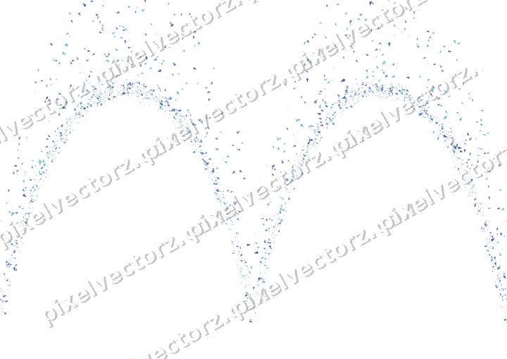 Nahtlose Glitzergirlande aus Weihnachtsbäumen auf transparentem Grund