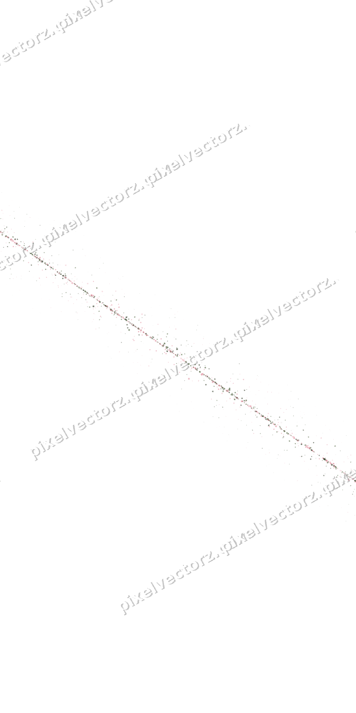 Nahtloses Glitzerband aus Blüten in Rosa auf transparentem Grund
