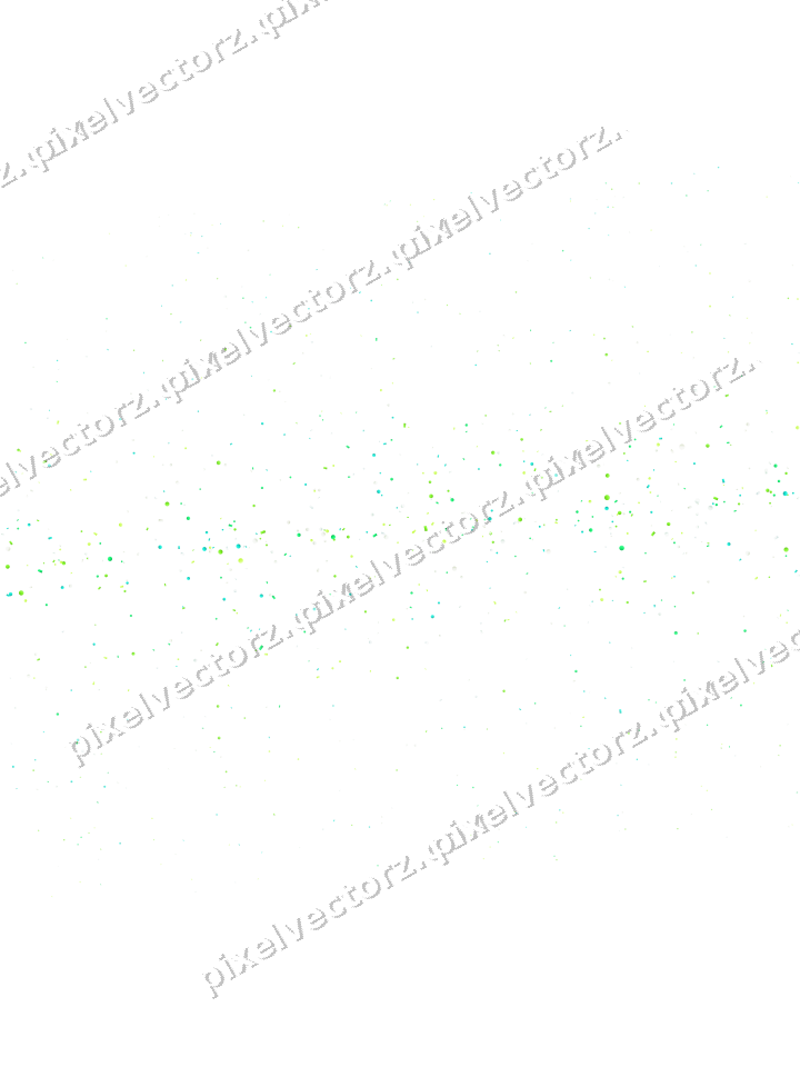 Nahtloses Glitzerband aus Punkten und Konfetti auf transparentem Grund