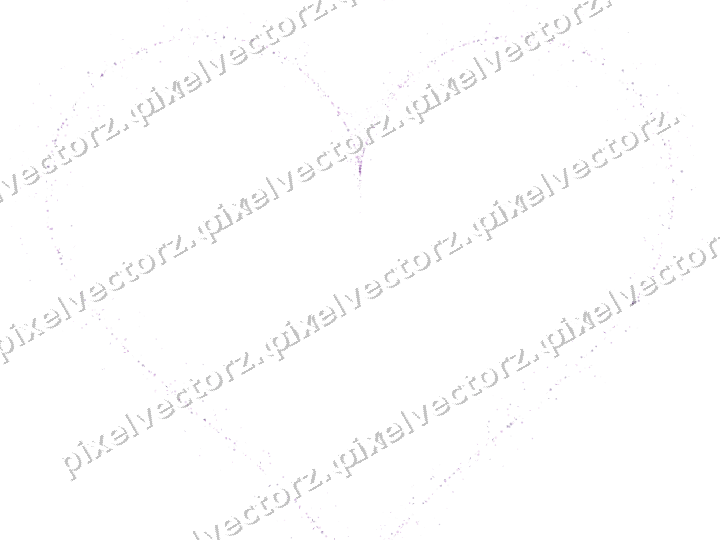 Nahtloses Glitzerherz in Violett auf transparentem Grund