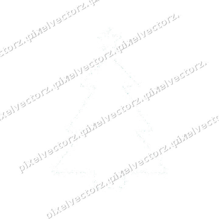 Nahtloser Glitzer-Weihnachtsbaum in Grün auf transparentem Grund